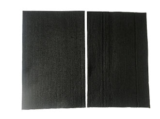 activated carbon felt sample sheets