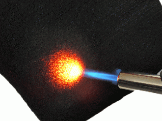 Preoxidized fibers important applications in the field of flame-retardant curtains