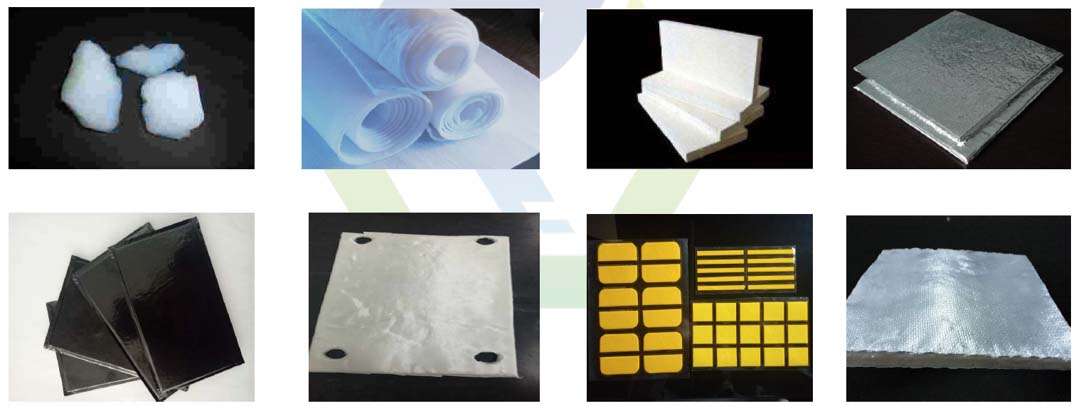 Silica aerogel impregnated OX insulation products